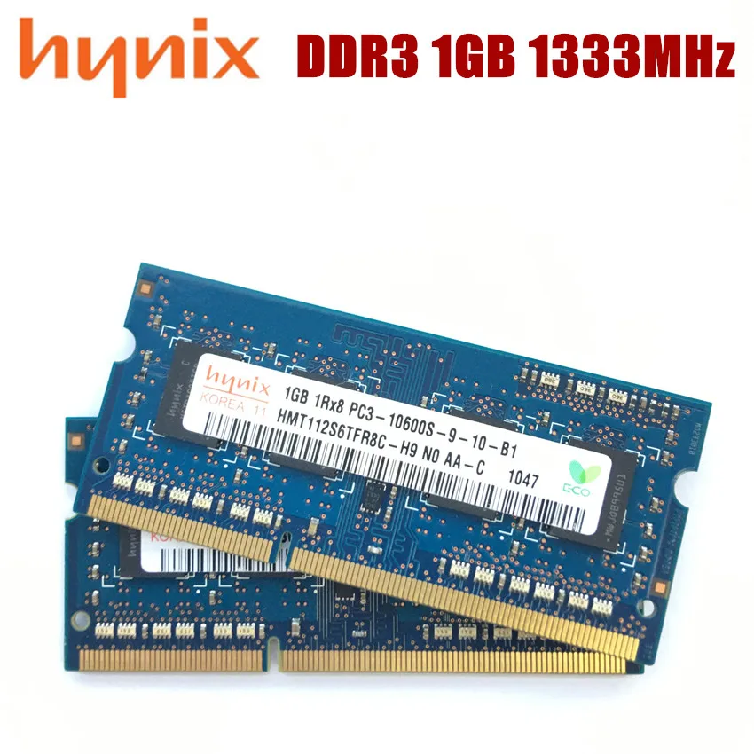 Чипсет Hynix 1 ГБ 10600S PC3 DDR3 1333 МГц модуль памяти ноутбука SODIMM RAM|Оперативная память| |
