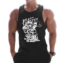 Muscle Brother, стиль, хлопок, дышащая, быстросохнущая, без рукавов, Спортивная футболка, мужская, для бега, фитнеса, жилет, тренировочный костюм, топы