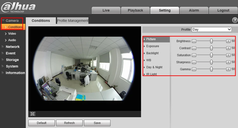 4.camera conditions