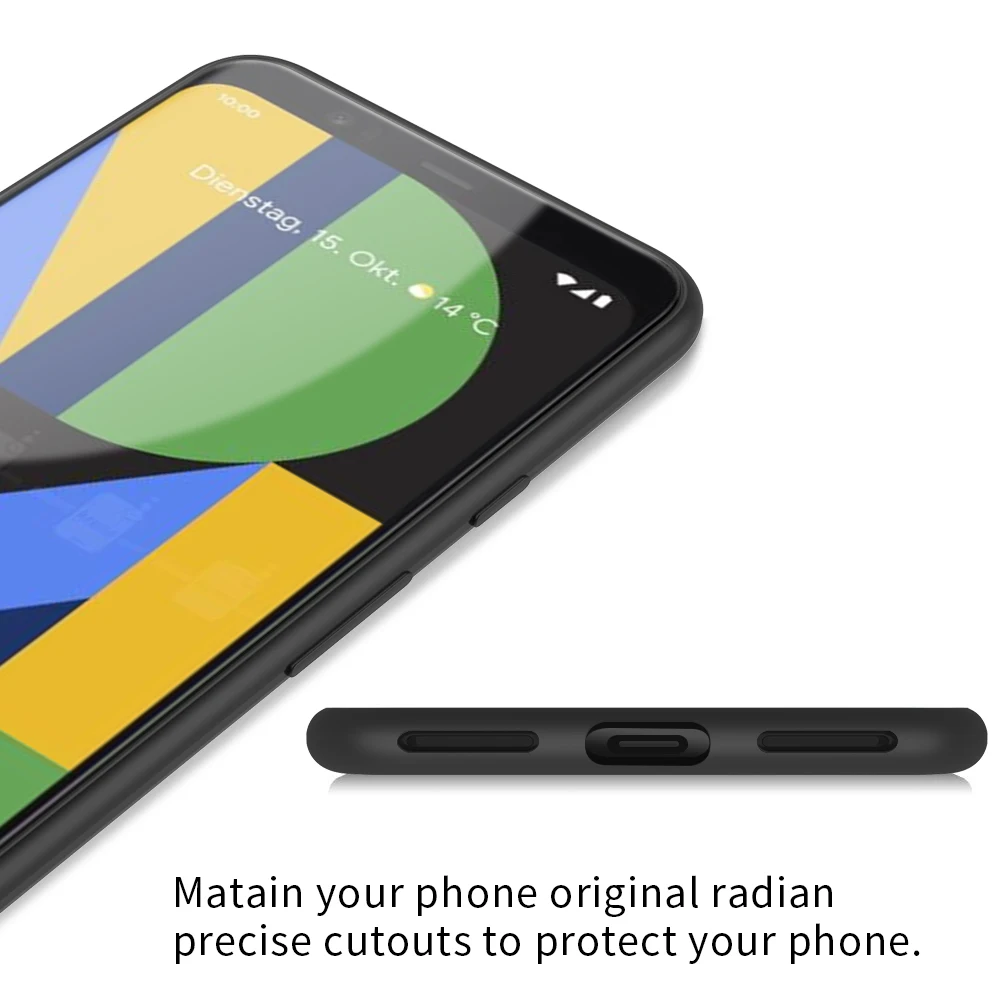 Для Google Pixel 4XL чехол Ультратонкий Мягкий ТПУ Матовый накладка для пикселей 4A 5G / 4G