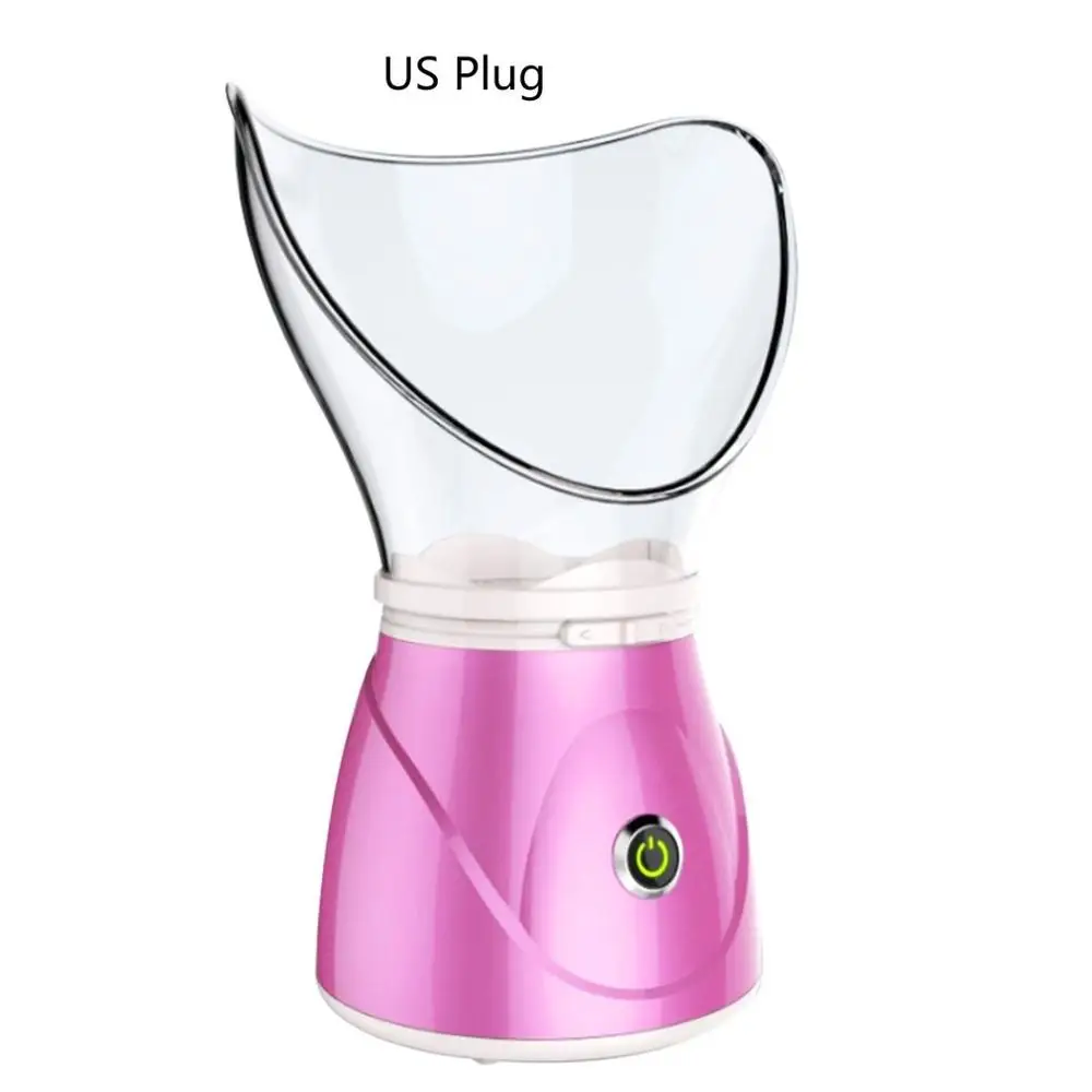 pink US plug Паровой мини-счетчик воды распылитель увлажняющий паровой прибор домашний косметический инструмент Многофункциональный счетчик воды - Цвет: pink US plug