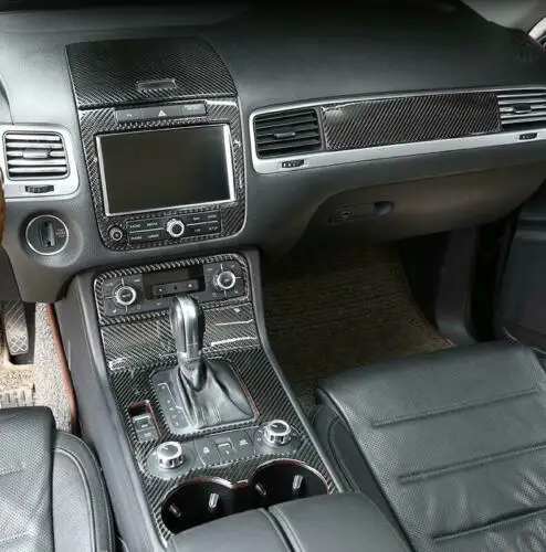 44* Внутренняя декоративная накладка из углеродного волокна для Volkswagen Touareg 2011-18