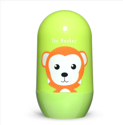 monkey 4 шт. Детские комплекты для здравоохранения уход за детскими ногтями набор младенческой палец триммер для собак кусачки для ногтей мультфильм коробка животные Коробка для путешествий - Цвет: monkey