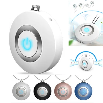 

Portable Air Purifier Disinfection Lanyard Protection Mini USB Air Cleaner Negative Ion Generator Antibacterial Air Freshener