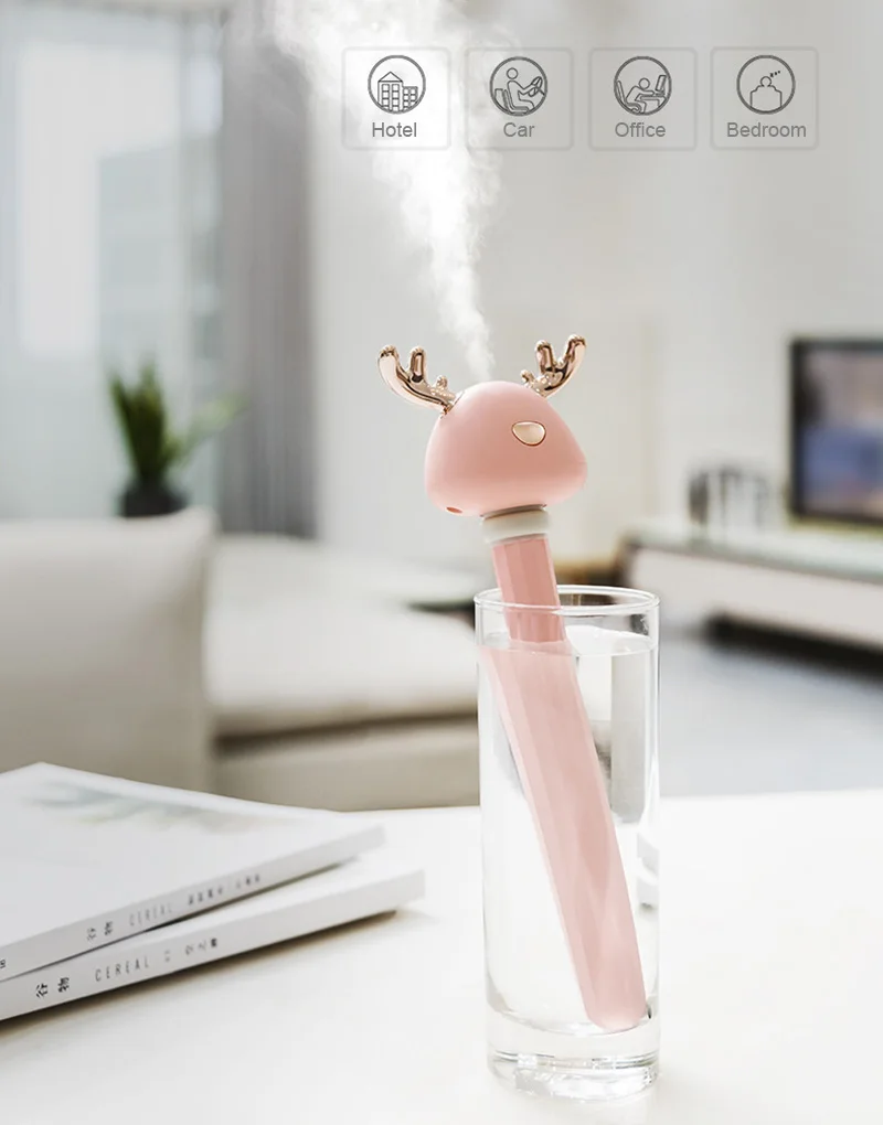 Dismountable Portable Air Humidifiers Aroma Essential Oil Diffuser USB Mist Maker Fogger Car Purifier for Home Office Car