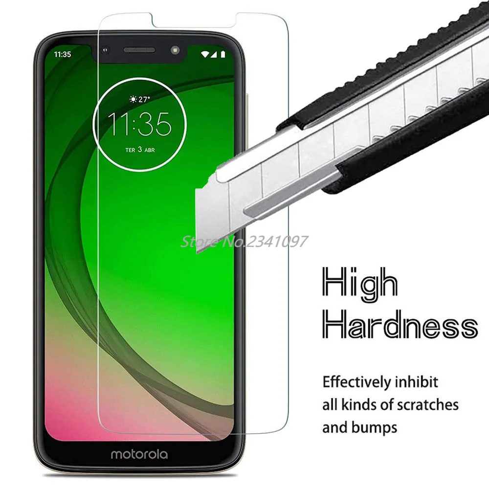 Закаленное стекло 9H для Motorola Moto E5 G6 G7 Play Power Защита экрана E4 PLUS защитная пленка