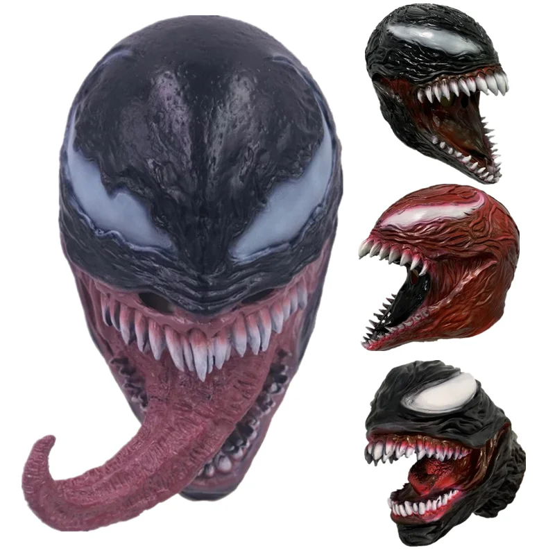 Movie Venom Mask Cosplay Superhero Horror Masks Halloween Costumes Party