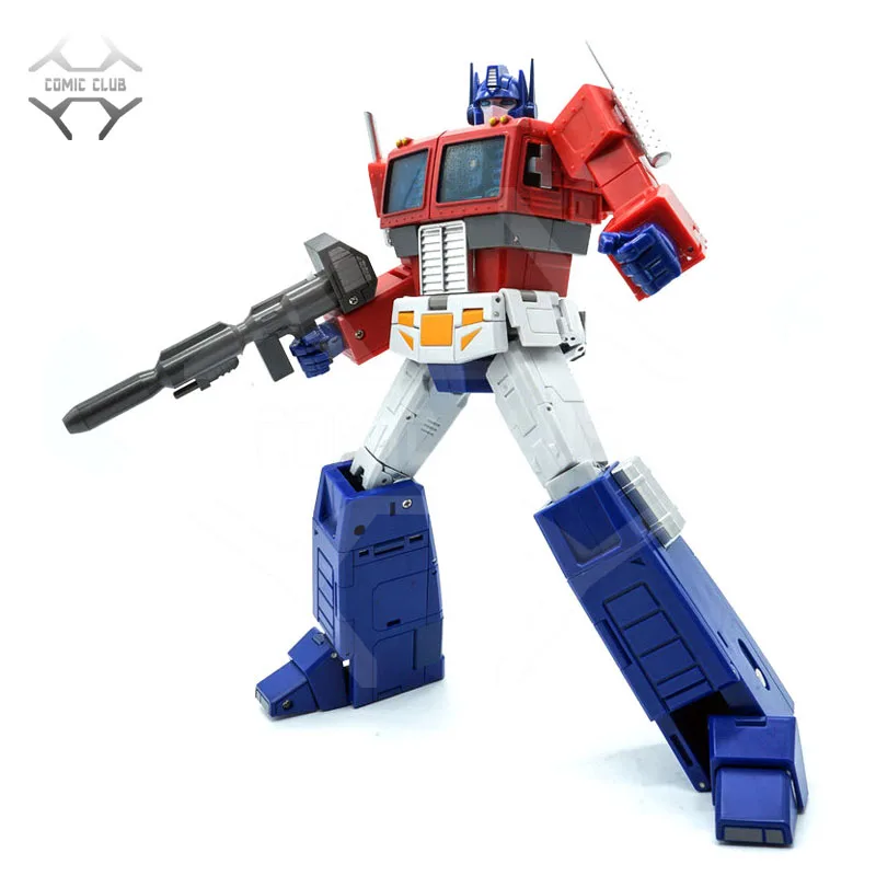

COMIC CLUB in-stock TE Transformation robot TF MP44 OP 3.0 Challenger metal contain led light gun action figure toy