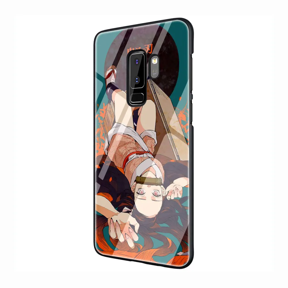 G1 EWAU чехол для телефона из закаленного стекла Kimetsu no Yaiba, аниме, Demon Slayer, для Galaxy S7 edge, S8, 9, 10 Plus, Note 8, 9, 10, A50, 60, 70 - Цвет: G1