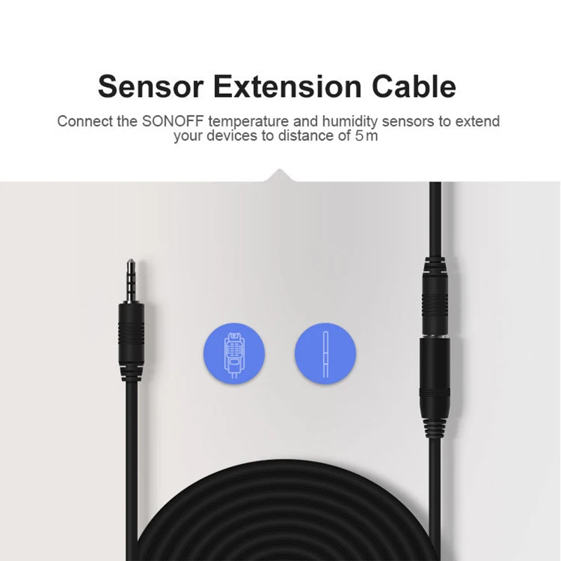 

SONOFF AL560 Sensor Extension Cable 5M For DS18B20 AM2301 SI7021