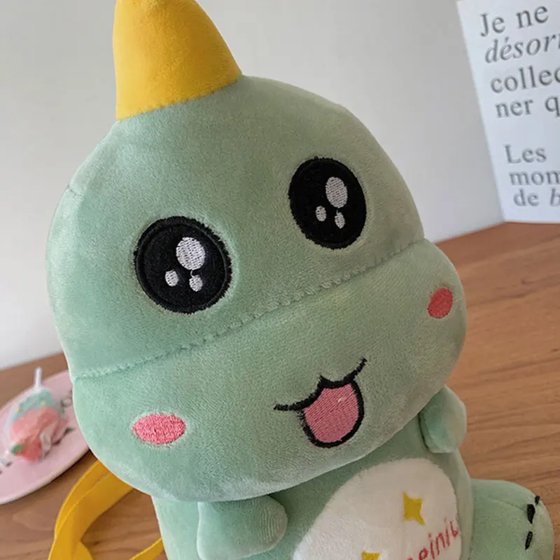 Горячая динозавр Плюшевый Рюкзак Kawaii Динозавр мир плюшевые животные сумка на плечо милые дети портмоне плюшевые игрушки подарок на год
