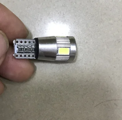 T10 W5W 194 5630 Светодиодный автомобильный светильник 6 SMD CANBUS безошибочное автомобильное боковое освещение номерной знак потолочный светильник