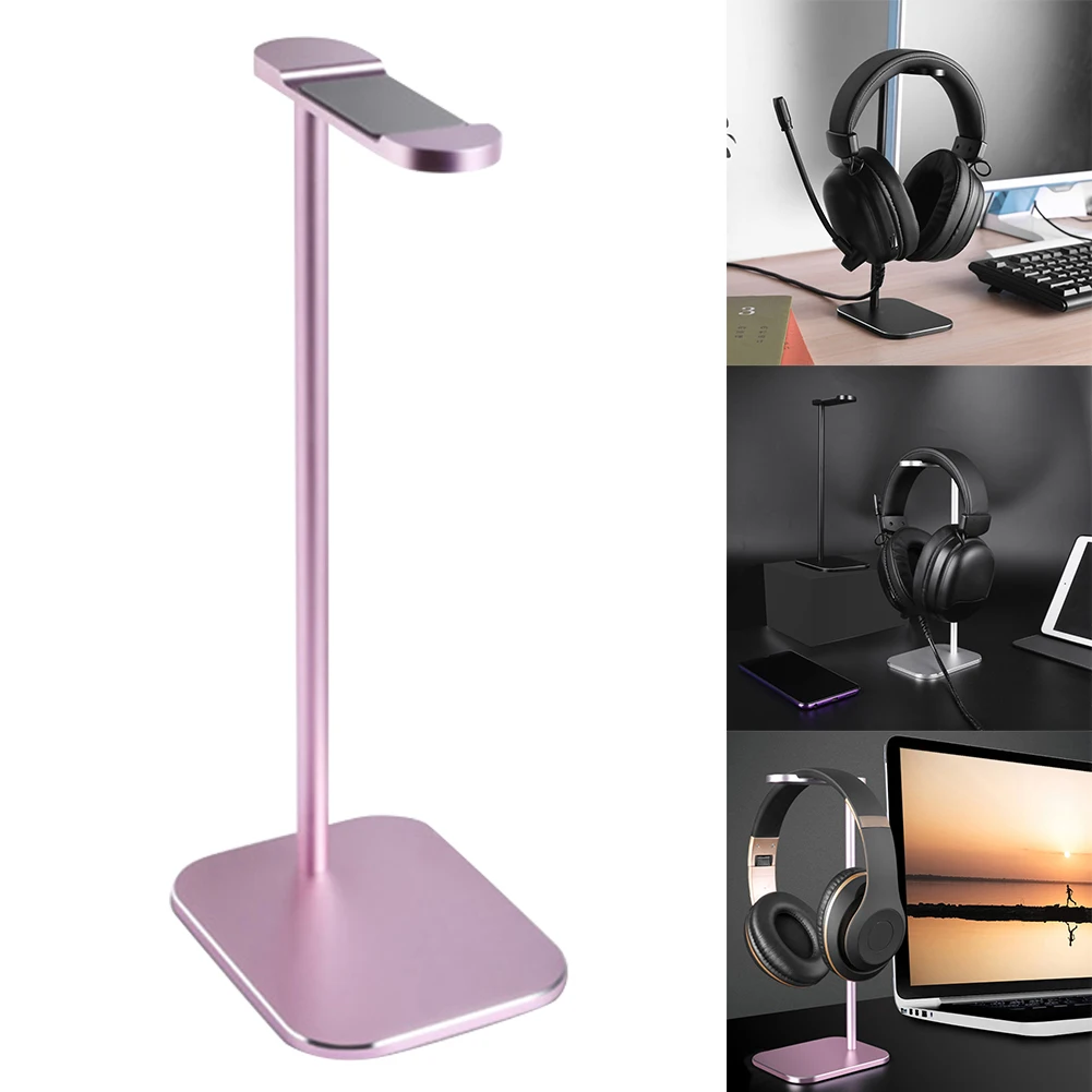 Gaming Headset Stable Hanger Aluminum Alloy Detachable Universal Storage Orgnizer Dormitory Headphone Stand Holder For All Sizes