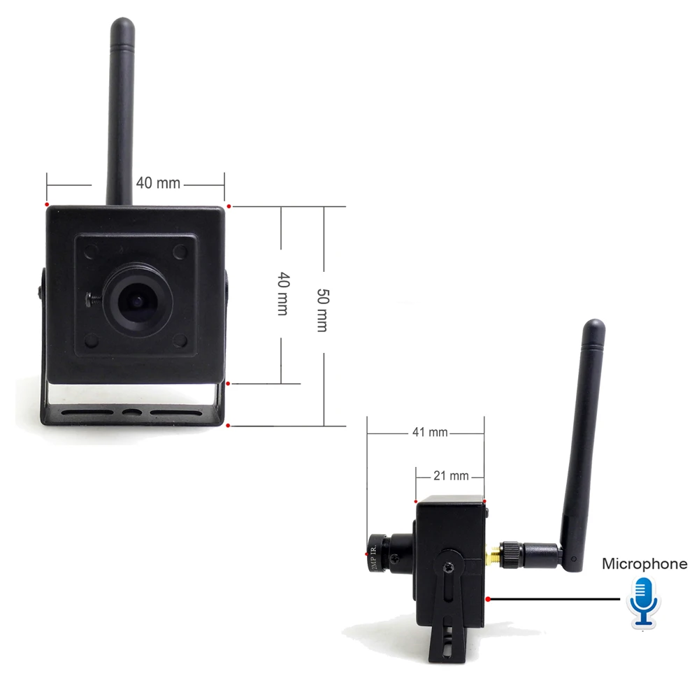 Мини камера видеонаблюдения 5 МП Wi Fi Ip 64 ГБ аудио Full HD 16 32 беспроводная IPCam Onvif