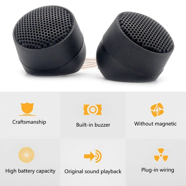 2Pcs Car Subwoofer Vehicle Door Auto 