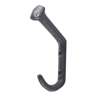

Coat Hooks Storage Door Heavy Duty Entryway Multiuse Organizer Black Home Decor Towel Hanger Cast Iron Rustic Wall Mounted