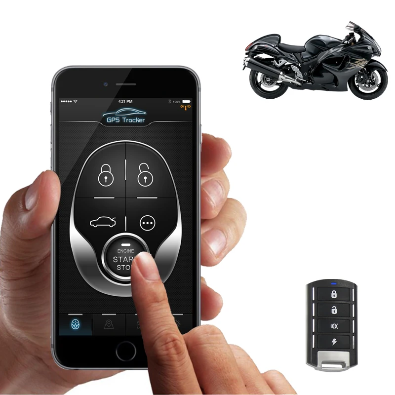 motorcycle alarm that alerts your phone