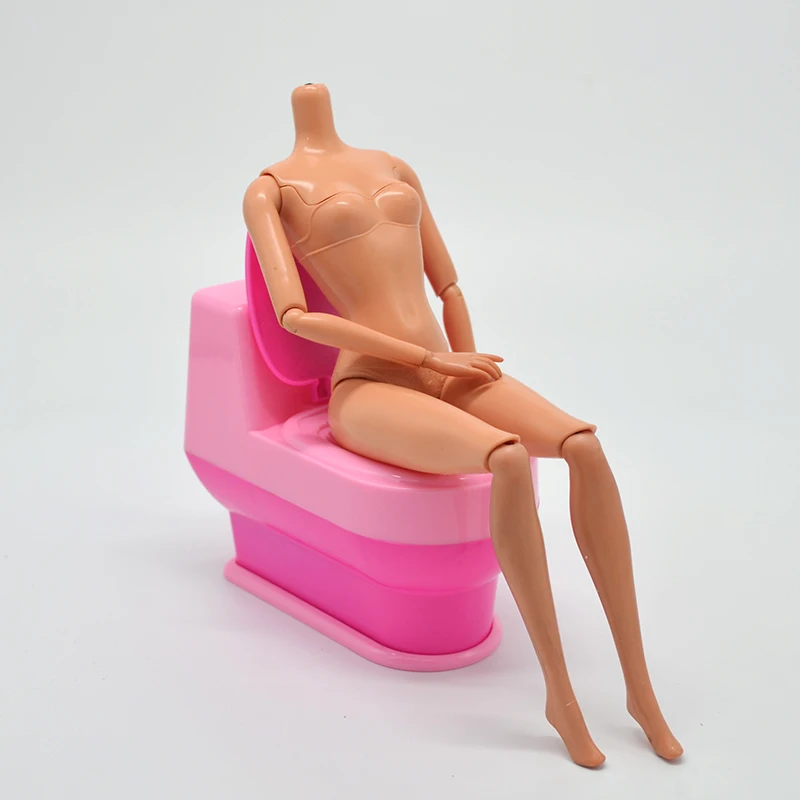 Doll Accessories Barbie Furniture Toilet Mini Bathroom Accessories 1/6
