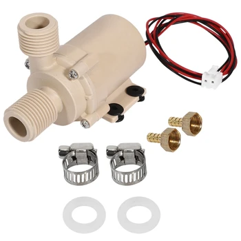 

Solar Water Pump 12V DC Hot Water Pump Circulation Pompe Brushless Motor High Pressure Pump Food Grade Pump G25