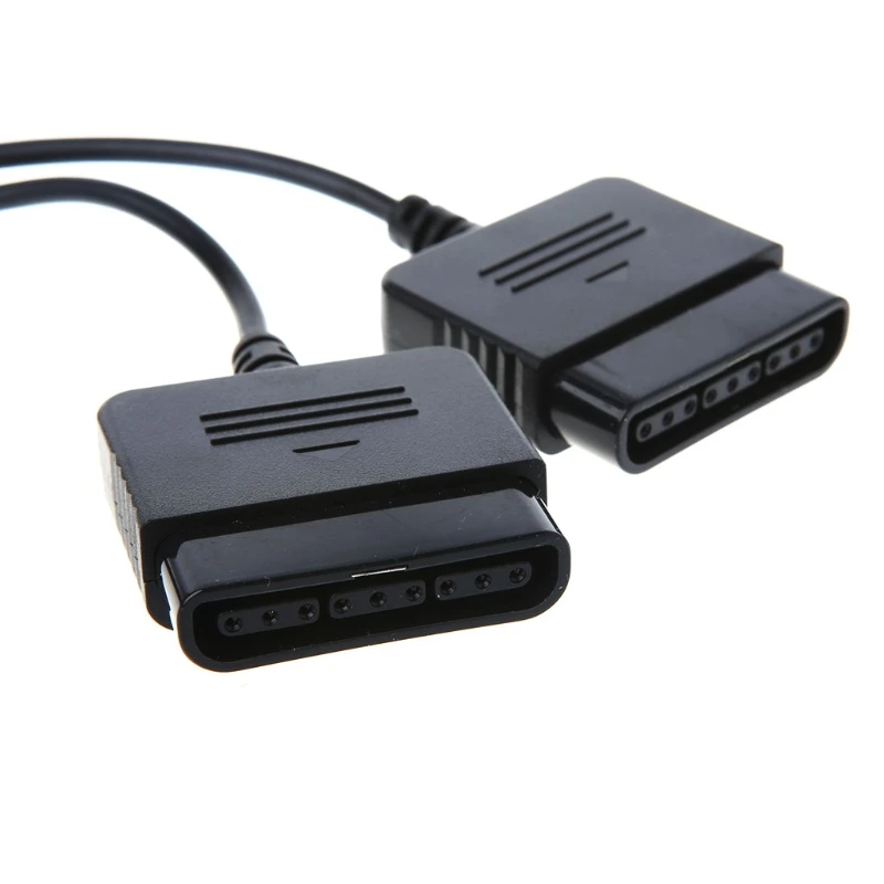 

2 in 1 Dual USB Ports PS1 PS2 to PC USB 2.0 Controller Adapter Converter Adapter