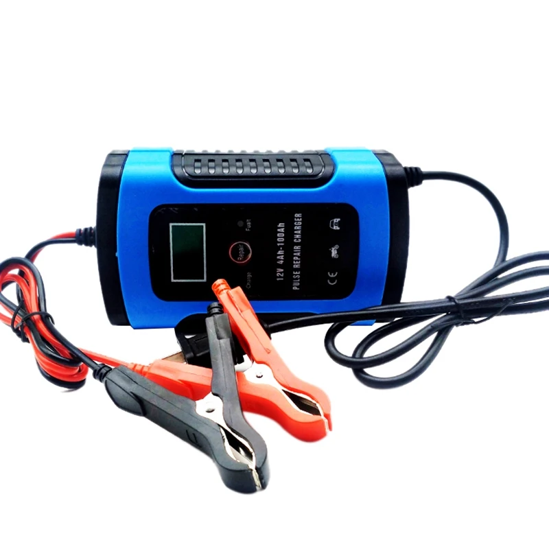 

Car Motorcycle Battery Charger, Smart Battery Charger & Maintainer, Automatic 6A 12V with LCD Screen for Charging, Maintaining a
