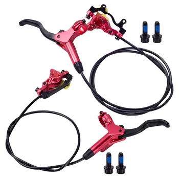 

MTB Road Bike Hydraulic Disc Brake Calipers Line Pulling Front Rear 800/1400mm Mountain Bike Kit Bicycle Oil Pressure Disc Brake