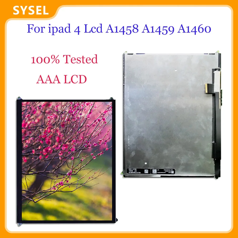100% протестированный жк экран для ipad 4 Lcd A1458 A1459 A1460 дисплей запасная часть