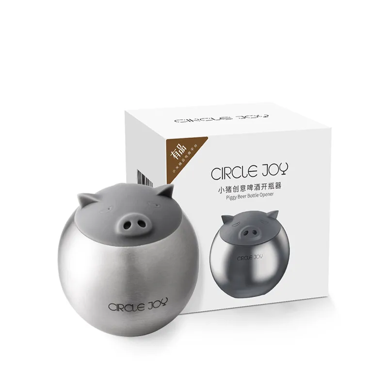 Silver XIAOMI MIJIA Circle Joy открывалка для бутылок CJ-KP01 открывалка для пива консервная открывалка кухонные аксессуары открывающиеся инструменты для пивных бутылок - Цвет: Silver