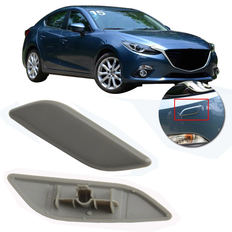 CAPQX 2 шт. передний бампер крышка омывателя фар Налобная шайба капота для Mazda 3 M3 Axela