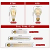 Retro Edison Bulb E27 220V 40W Light Bulb A60 ST58 ST64 T10 T45 T185 G80 G95 Filament Vintage Ampoule Incandescent Spiral Lamp ► Photo 3/6