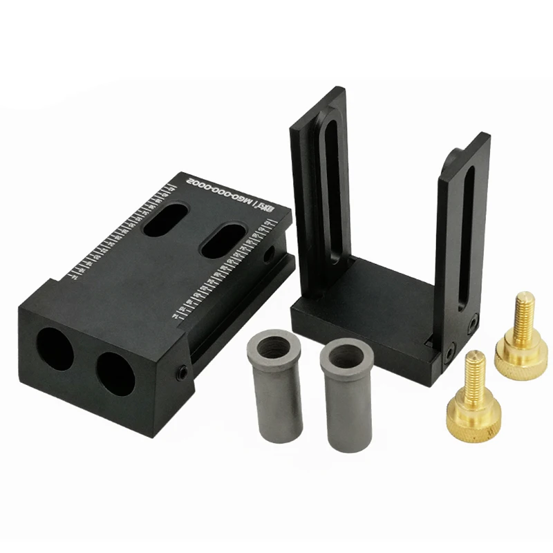 

Mini Kreg Style Pocket Hole Jig Kit System For Wood Working & Joinery + Step Drill Bit & Accessories Wood Work Tool Set