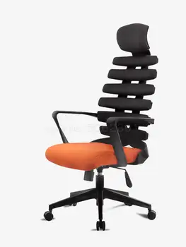 

Computer Chair Home Ergonomics Waist Fishbone Head Swivel Chair Office Seat Study Room Game Chair
