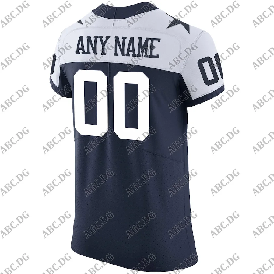 Men Women Kid Youth Dallas Navy Vapor Untouchable Custom Elite Alternate Jersey Any Numeber Name | Спорт и развлечения