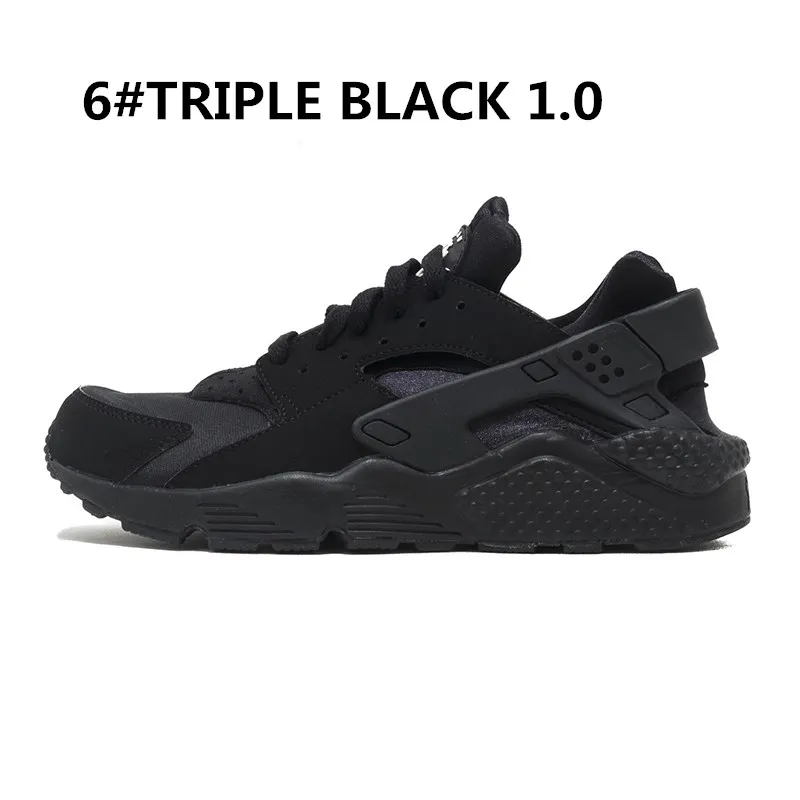 2 Huarache 4,0 1,0 кроссовки Мужские Женские тройные белые черные красные розы Huraches дышащие Спортивные кроссовки S - Цвет: 2