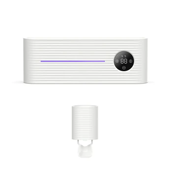 

UV Light Toothbrush Sterilizer Holder Inhibit Bacterial Antibacterial Box Automatic Toothpaste Dispenser