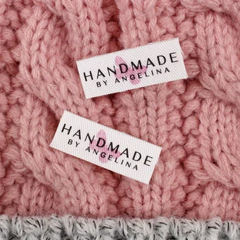 

112pcs Clothing Labels, Iron On Labels, Cotton printed, Logo or Text, Custom Tags, name children, Handmade Labels (TB4331)