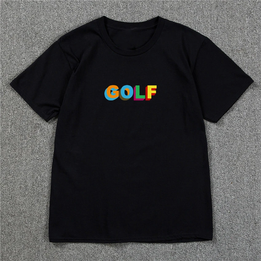 

2020 new Golf Wang flower boy cat rap music Golf Wang Skate Casual fashion cotton women's T-shirt men/women Hip Hop Tshirt
