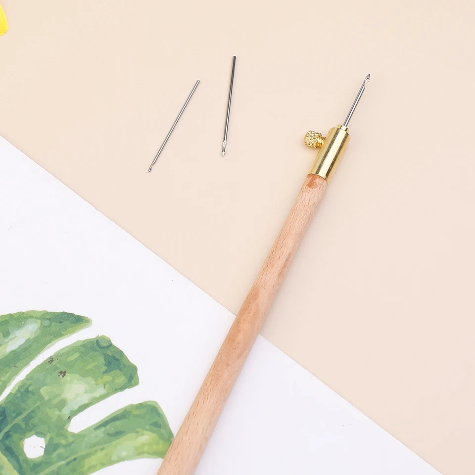 LMDZ игла для вышивания с 3 иглами ручка для вышивания крестиком набор ...