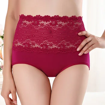 

2 Pcs Women High Waist Breathable Panty Briefs Underwear Postpartum Tummy Control -MX8