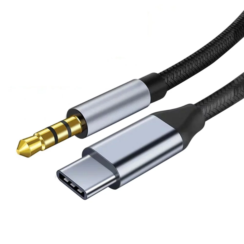 Cable de Audio auxiliar para auriculares, adaptador Usb tipo C a 3,5mm