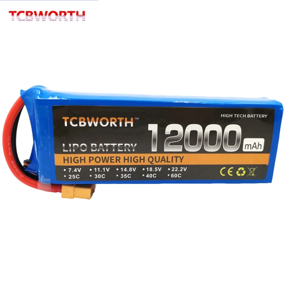TCBWORTH RC Lipo батарея 3S 11,1 V 12000mAh 25C для радиоуправляемый самолет, Квадрокоптер вертолет автомобиль Лодка Танк Батареи AKKU