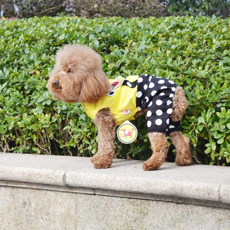 Petcircle Pet Circle Teddy Bichon весенняя одежда пончики на подтяжках штаны собаки четырехногая одежда для домашнего питомца одежда