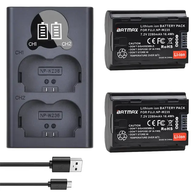 2Pcs 2280mAh NP-W235 NP W235 배터리 + LCD USB 듀얼 충전기 알리 할인 받는법