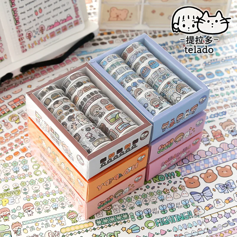 Washi Tape Set, Cute Washi Tape Set, Designer Decorative Masking Tapes