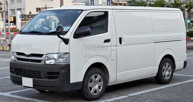 YCSUNZ For Toyota Hiace 2005-2015 abs black tail light cover car accessories for Toyota Hiace Commuter 2008 2009 2010 2012 2014