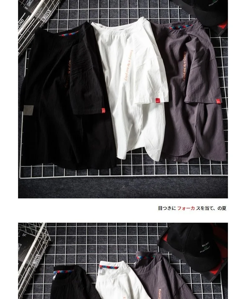9XL 8XL 7XL 6XL 5XL Plus Size Summer Short Men Sleeved T-Shirt Men'S Loose Hip hop Young Tide Men'S Student Shirt Sleeve