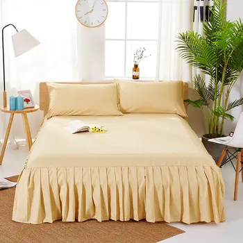 

Bedding Sheet Home Textile Printing Solid Color Flat Sheets Bed Sheet Bedding Linen for King Size Mattress Cover Pillow