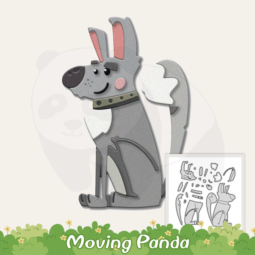 

Puppy Animal Metal Cutting Dies No Stamps For Diy Dies Scrapbooking Photo Album Decoration Embossed Paper Card Craft Cut Dies