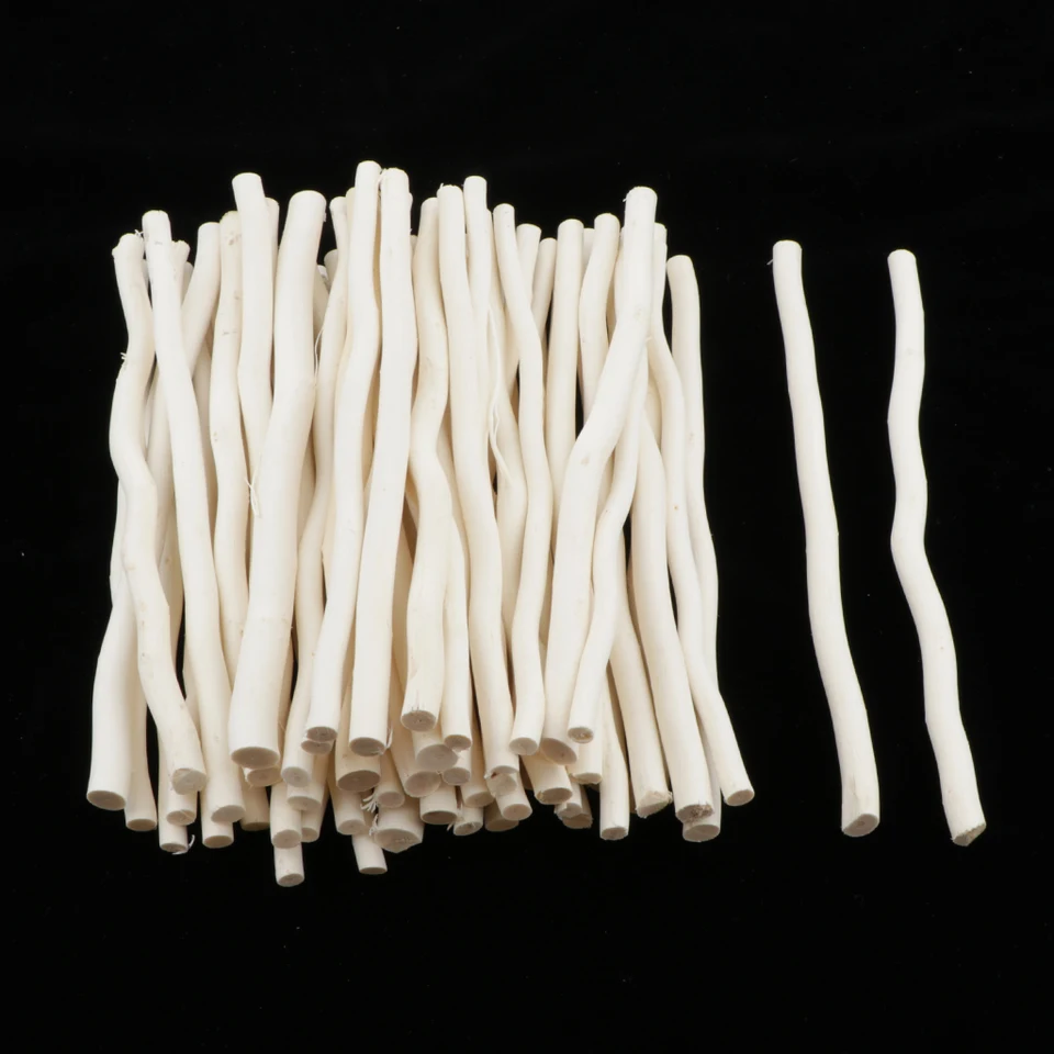 50pcs Photo Props Wooden Crafts Diy Home Decor Log Sticks Garden