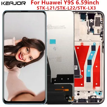 

For Huawei Y9S LCD Display+Touch Screen With Frame No Dead Pixel Screen Replacement On For Huawei Y9S 6.59inch STK-L21 L22 LX3